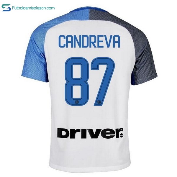 Camiseta Inter 2ª Candreva 2017/18